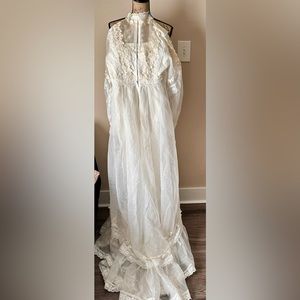 Vintage Wedding Dress Size 3/4
